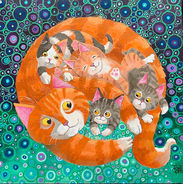 October's Calendar Cat