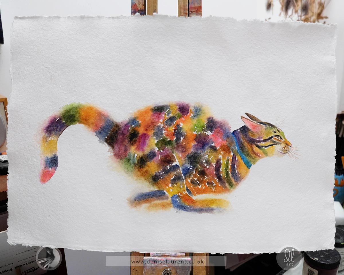 Big Zoomies Watercolour
