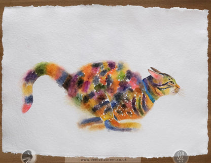 Big Zoomies Watercolour