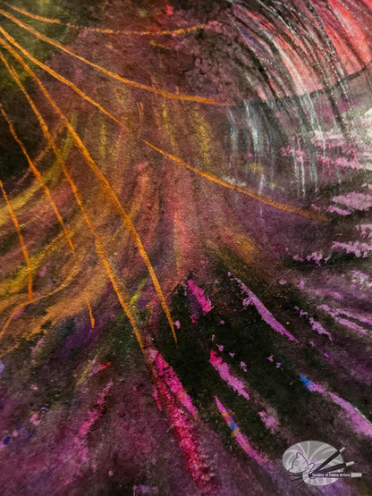 Flash - Black Cat Watercolour