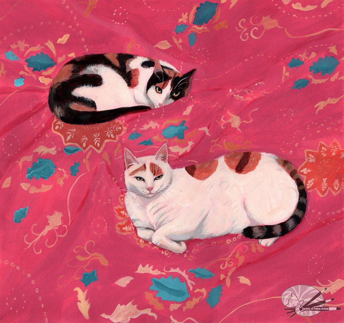 Cats on the Bed