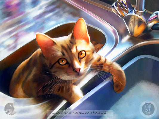Doing The Washing Up - Limited Edition Print