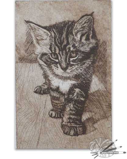 Finding His Feet - Original Print