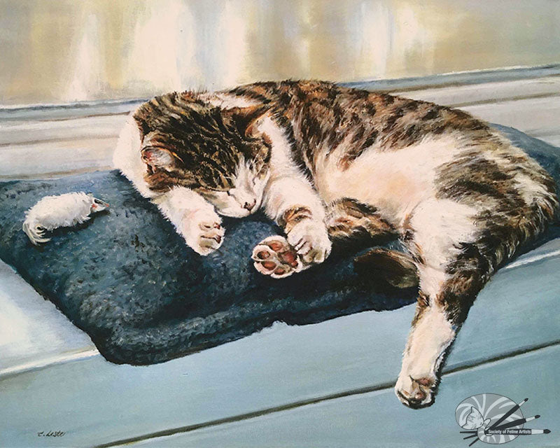 Chelsea The Bookshop Cat - Limited Edition Print