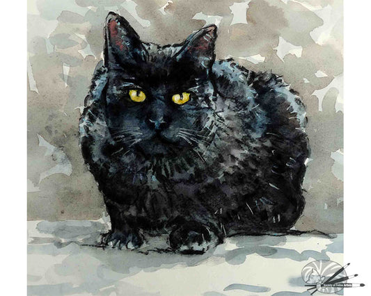 Black Cat - Open Edition Print