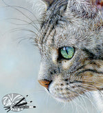 Load image into Gallery viewer, Silver - Bengal Cat Limited Edition Print
